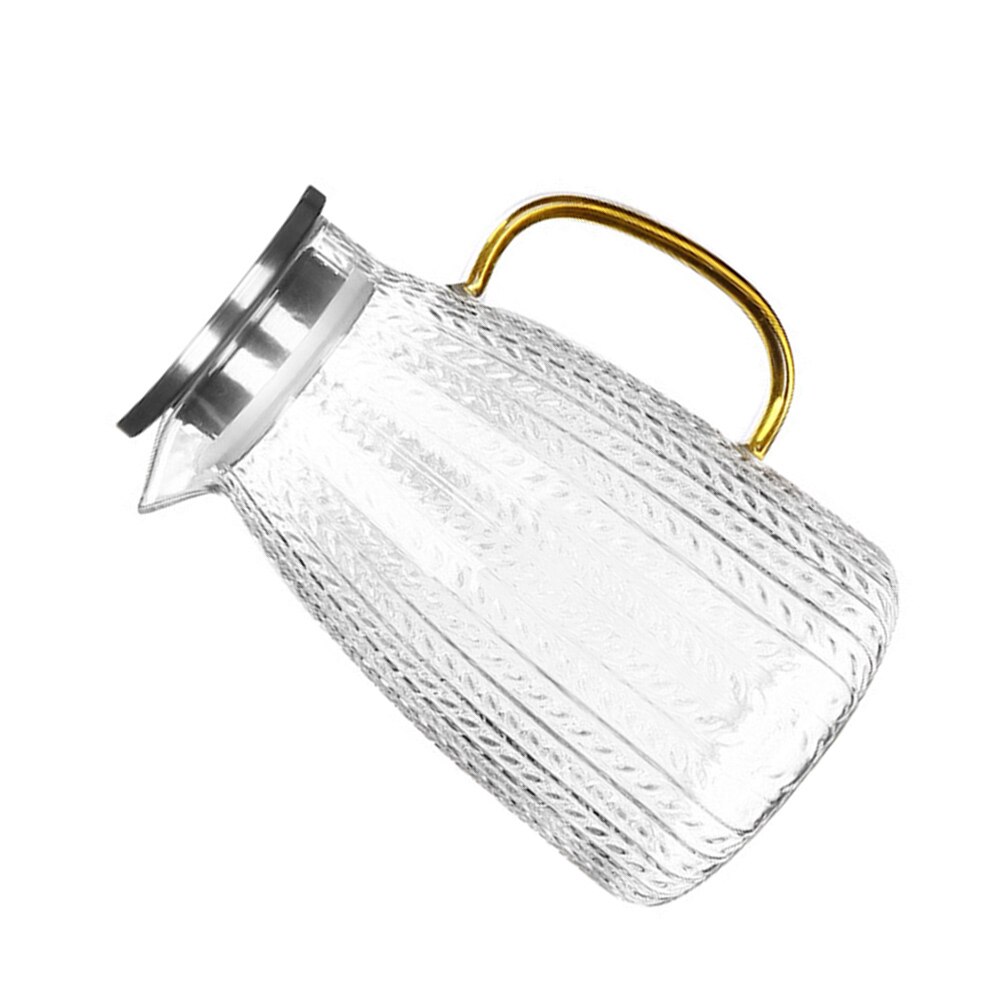 Large Capacity Clod Water Pot Glass Cold Water Bottle Cold Drink Kettle Beverage Kettle
