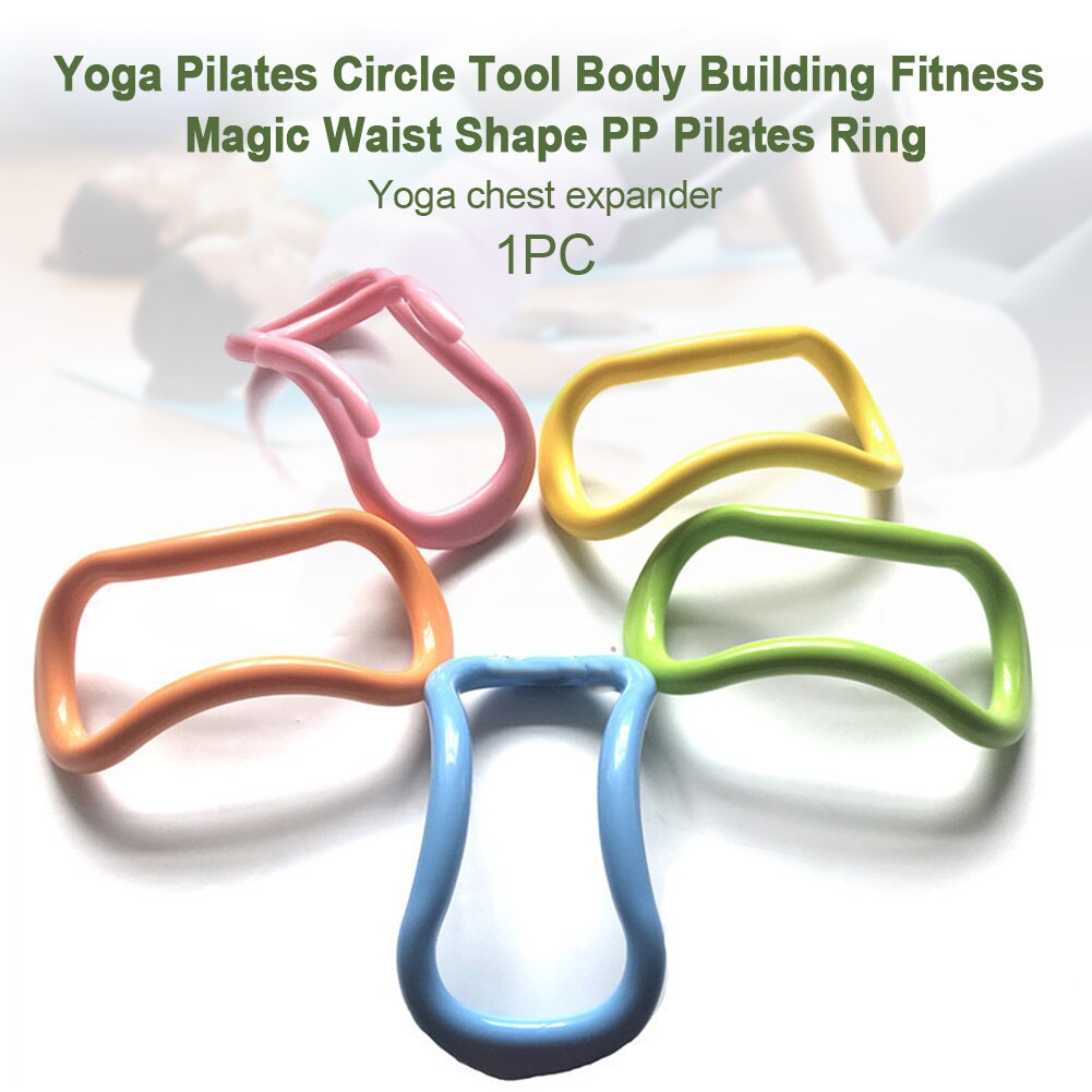 Yoga Pilates Kreis Brust Expander Zurück Training Workout Bodybuilding Fitness Abnehmen PP Magie Taille Form Pilates Ring