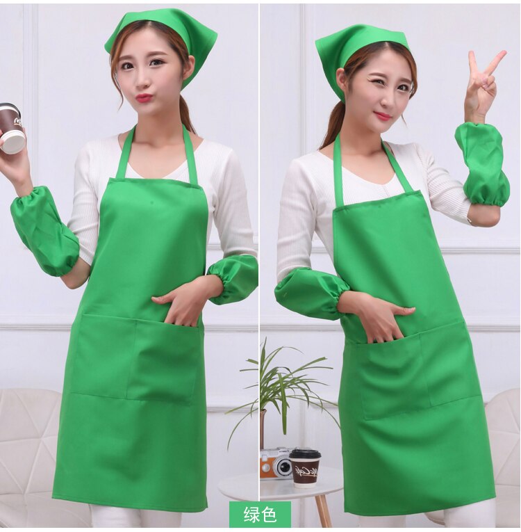Uniforme de Chef para mujer, traje de maestro de guardería, ropa de cocina, delantal + sombrero + traje de juego sin mangas, conjuntos de ropa de trabajo de cocina 90