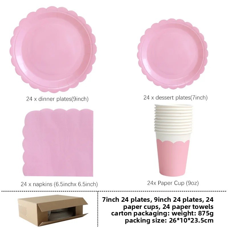 Effen papieren bordjes, bekers, servetten, tafelkleden en servies voor feestjes, kinderfeestjes en festivals.: Zilver