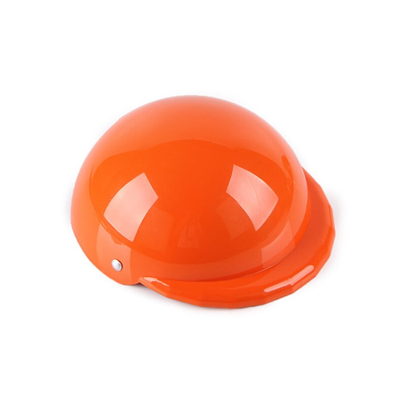 Sommer Katze Hund Hütte Motorrad Helm Kühlen Haustier Kappe für klein Mittel Hunde Chihuahua Yorkies Welpe Kopfschmuck Mascotas Zubehör: Orange / L-Durchmesser 15cm