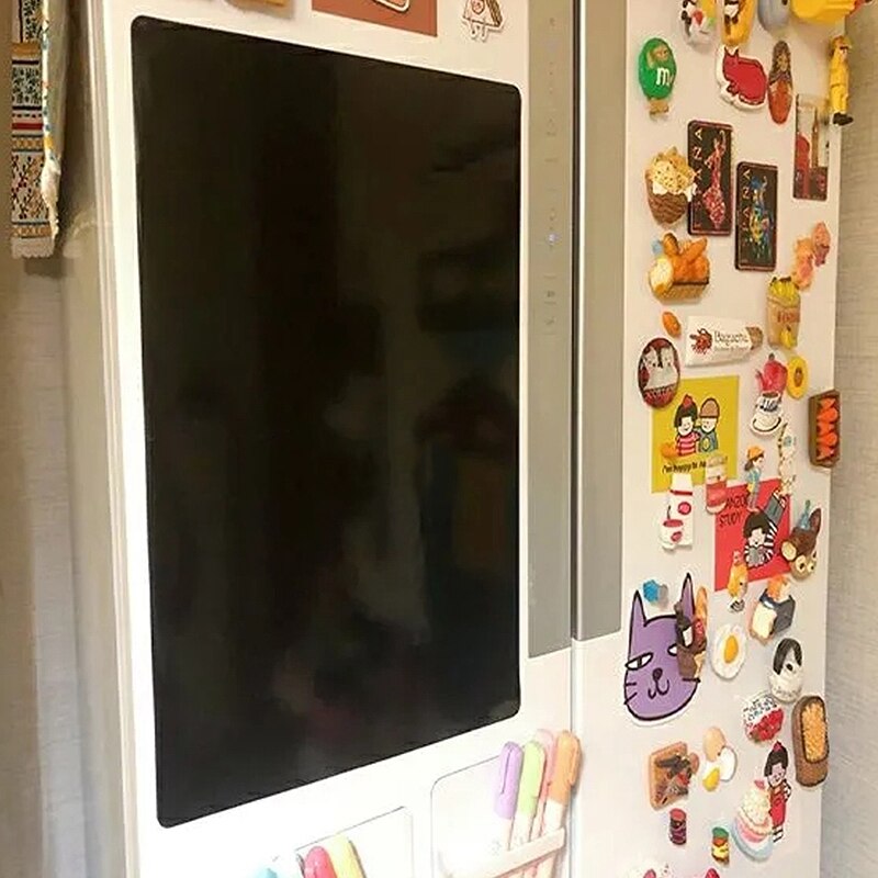 Blackboard Fridge Magnet Magnetic Chalkboard Stickers Kitchen Menu Message Board Remind Memo Pad Kid Kitchen Tools Decor