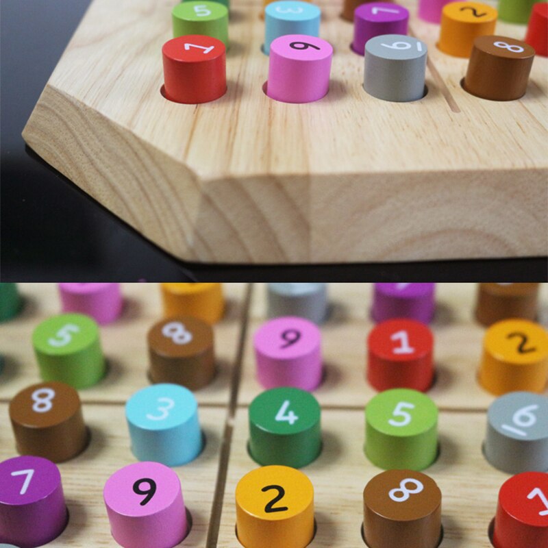 Houten Sudoku Schaakspel Houten Puzzel Educatief Speelgoed Voor Kinderen Intelligentie Ontwikkeling Puzzel Games Speelgoed Boord Gam