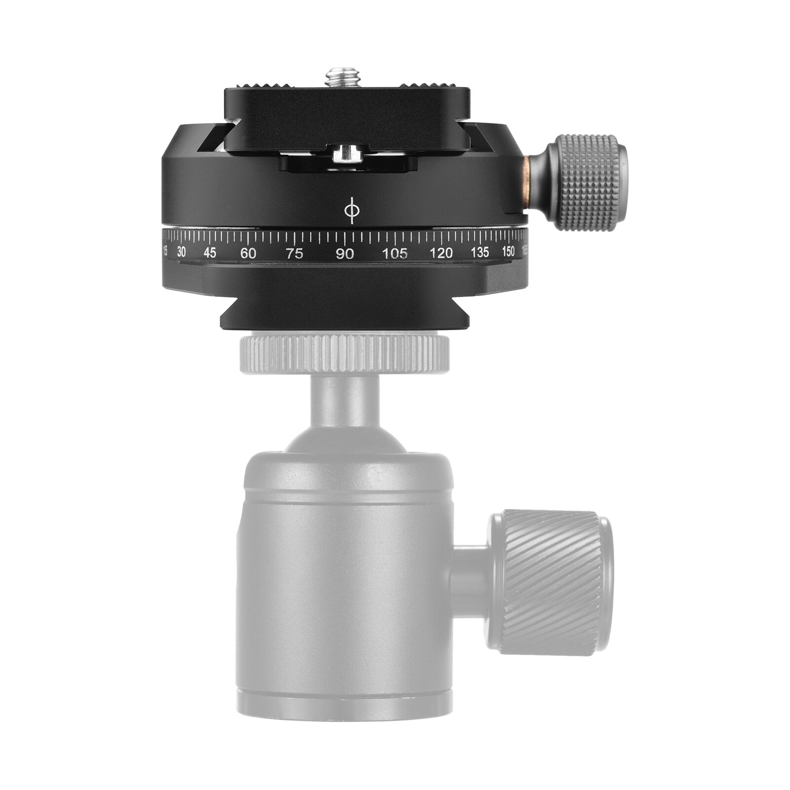 360 Dregree Draaibare Aluminium Panoramische Statiefkop Klem Met Quick Release Plaat 1/4 Inch Tot 3/8 Inch Adapter Schroef