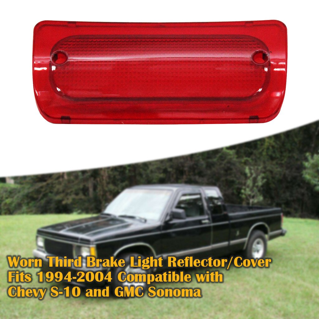 Auto hoge remlicht cover Past Extended Cab 3rd Remlicht Lens High Derde 16520288, 923-287 Voor Chevy S-10 Voor GMC Sonoma: Default Title