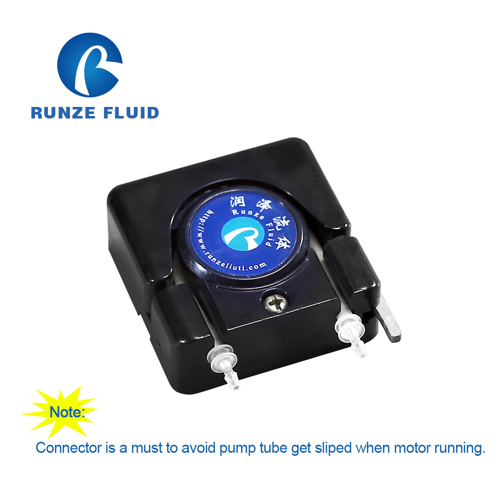 Small Stepper Motor Peristaltic Pump Head OEM Ensurance Easy Loading Low Flow Rate Dispensing Label OEM Support