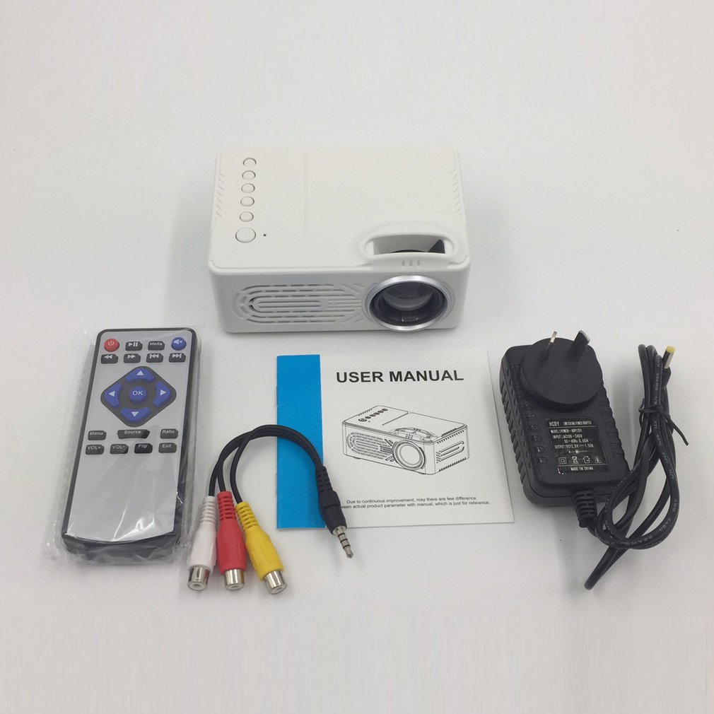 Reproductor multimedia de 1080P, proyector LCD Full HD, dispositivo de cine en casa para películas, proyector Digital AU Socket para reuniones