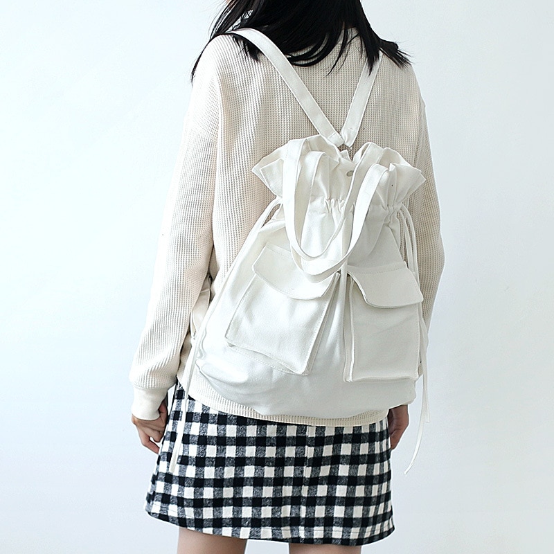 Damesrugzak waterdicht nylon zachte handgreep stevige multi-pocket reistas met rits schooltas