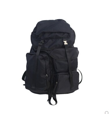 Mochila resistente al agua para hombre y mujer, mochila de viaje multifunción negra, mochila grande informal para ordenador portátil, mochila para el colegio: Default Title