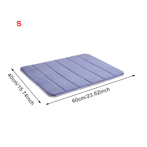 Wasser Absorption Teppich Schlecht matt Schlecht Teppich zottelig Speicher Schaum Tür Boden matt küche Wc Nicht-Unterhose Zubehör Produkte: dunkel Blau  S