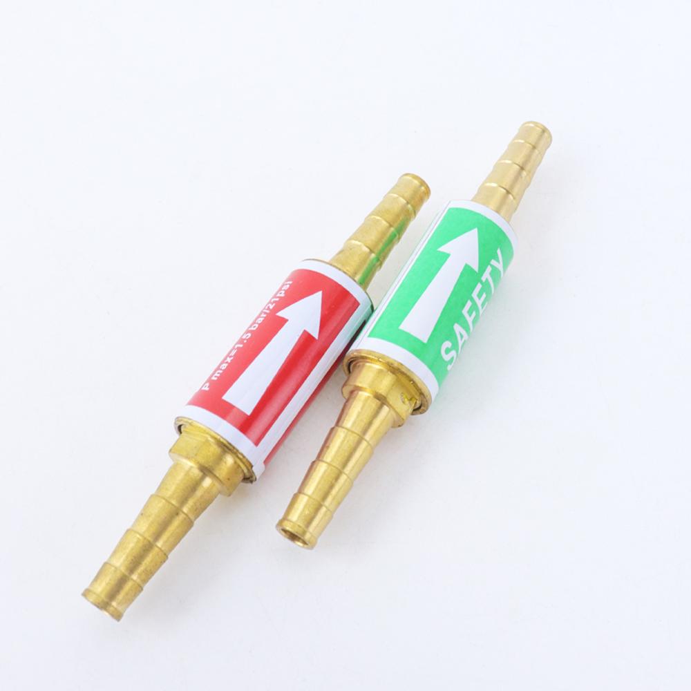 Flashback Arrestor 1pair Oxygen Acetylene Fuel Safety Valve 8mm/0.31" or 6mm/0.24" Hose Flame Busterfor Welding Cutting Torch