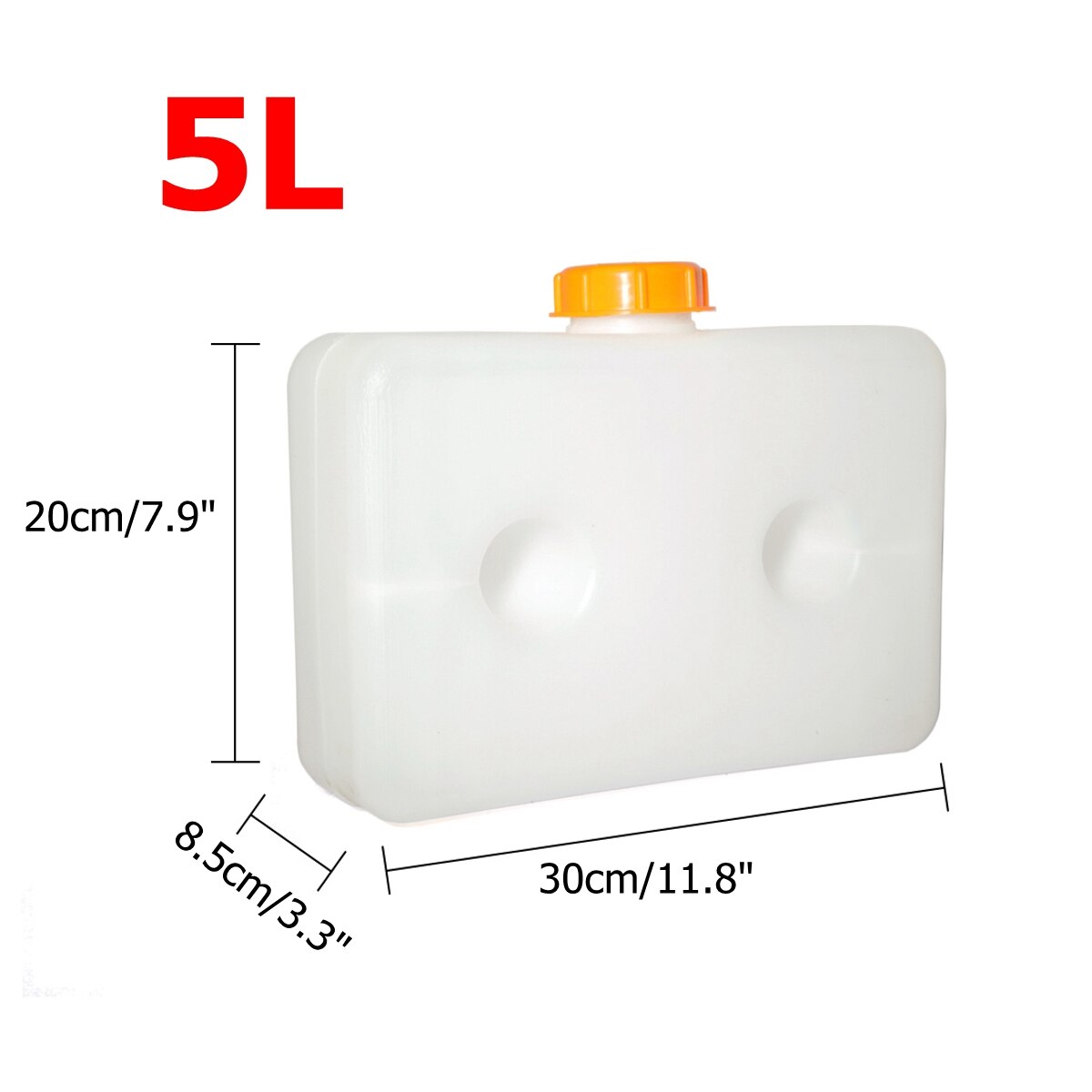 Hcalory 5L/10L Plastic Fuel Water Tank Storage Canister Water Tank For Car Truck Air Heater Parking Heate: 5L
