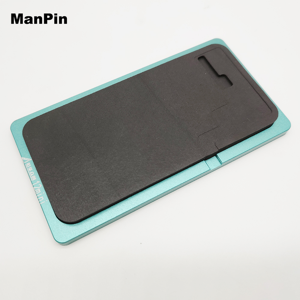 Lcd-bildschirm-oca-laminier-metallform für iphone 12 pro max, mini 11 pro, xs, x, xr mit weichem schwamm, kein falten, flexkabel, handy-ersatz