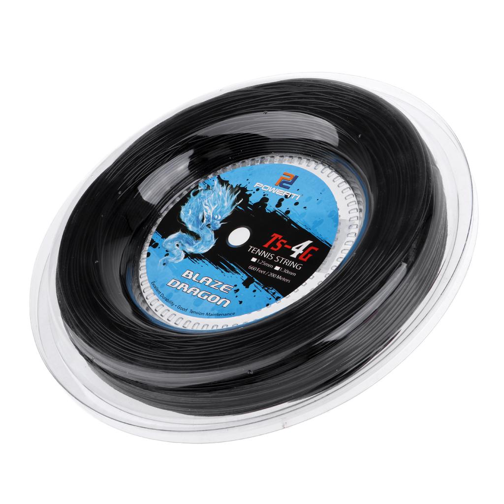 Corda per racchetta da Tennis da Badminton durevole elastica in poliestere POWERTI 200m/656ft