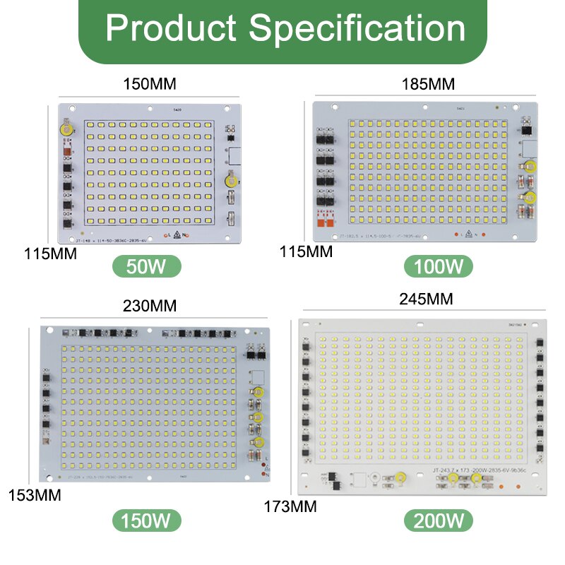 Kaguyahime diy chip led integrado cob chip ac 220v... – Vicedeal