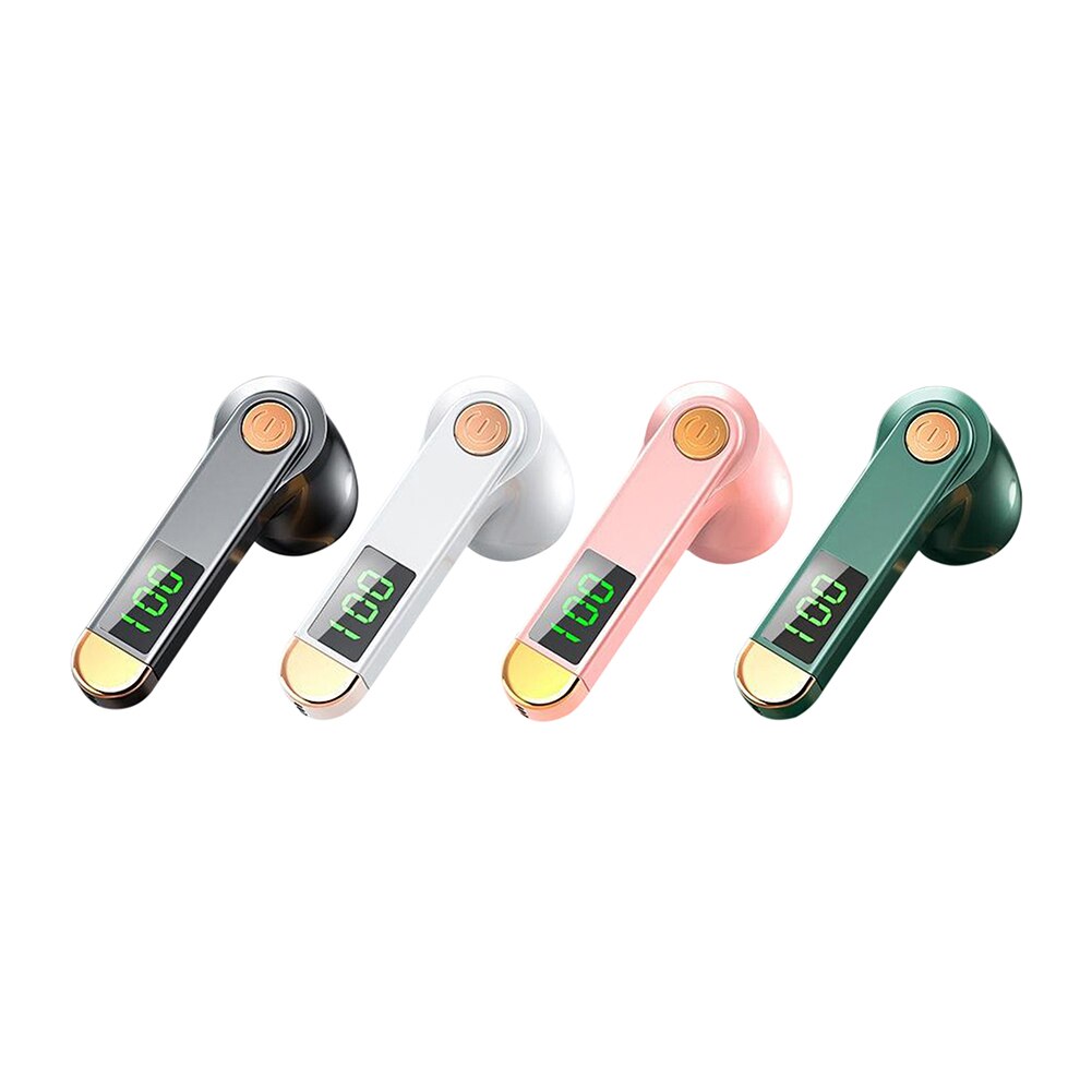 H01 kabellose 5.2 bluetooth-fähige business-ohrhörer mit digitalem display, hifi-bass und mikrofon