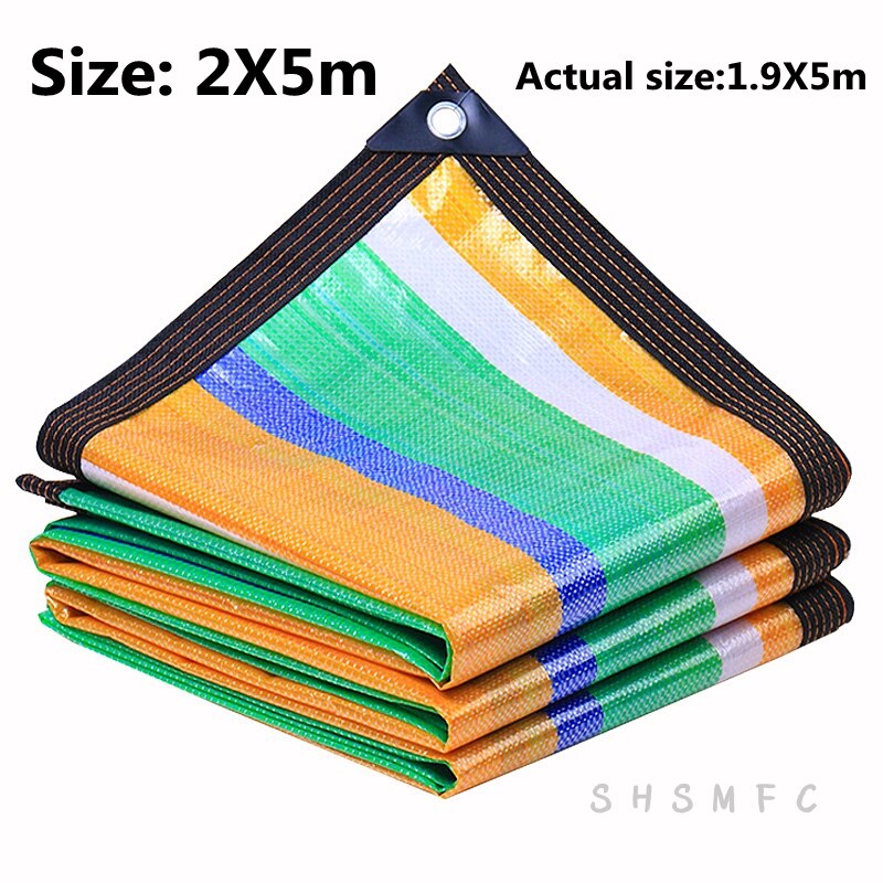 Rainproof Cloth Outdoor Tarpaulin Garden Plant Linoleum Shed Boat Car Canopys Waterproof Cloth Canvas Balcony Waterproof Clot: 2X5m