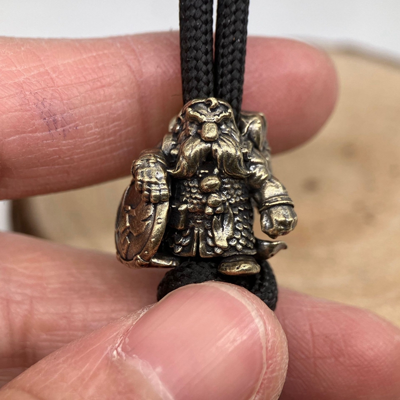 Zwerg Messing Messer Perlen EDC DIY Paracord Gewebte Armbänder Lanyard Anhänger Zubehör Outdoor-Tool Behänge Charms ﻿ ﻿