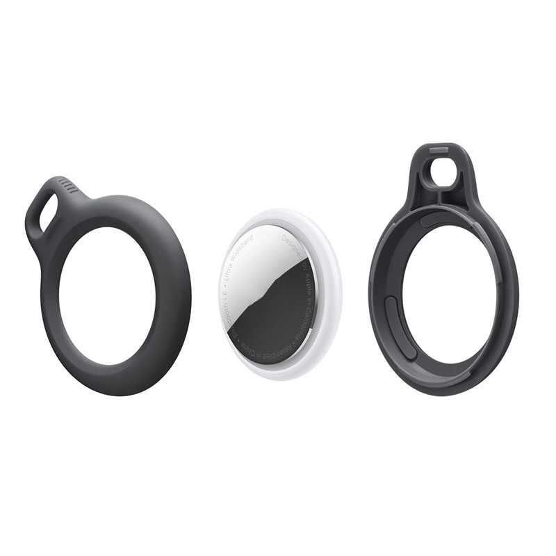 Support avec sangle pour Apple Airtag, housse de protection, accessoires de suivi des pare-chocs, porte-clés anti-rayures, couverture d'étiquettes d'air