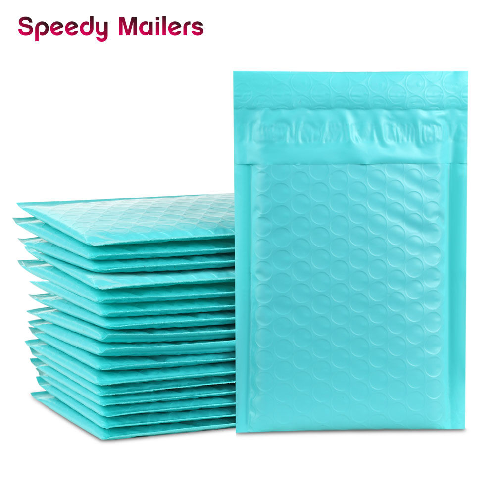 10PCS 4x7/inch 12x18cm Teal Green Poly Bubble Mailers Padded Envelopes Self Seal Envelope Bubble Envelope Envelopes