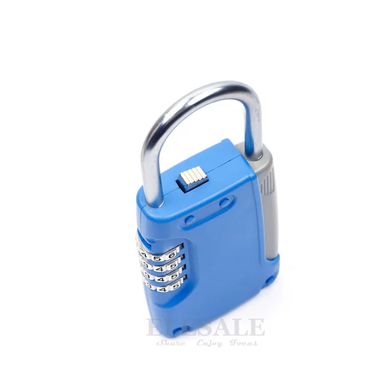 4-Digital Password Combination Lock With Hook Hidden Key Safe Box Mini Metal Secret Box For Home Villa Car Caravan