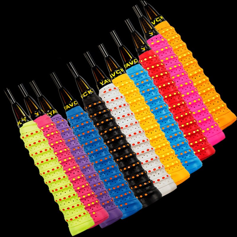 11 kleuren antislip tennis grip tape zweetband overgrip voor badminton squash paddle racket buitensporten tennis tape handgrepen