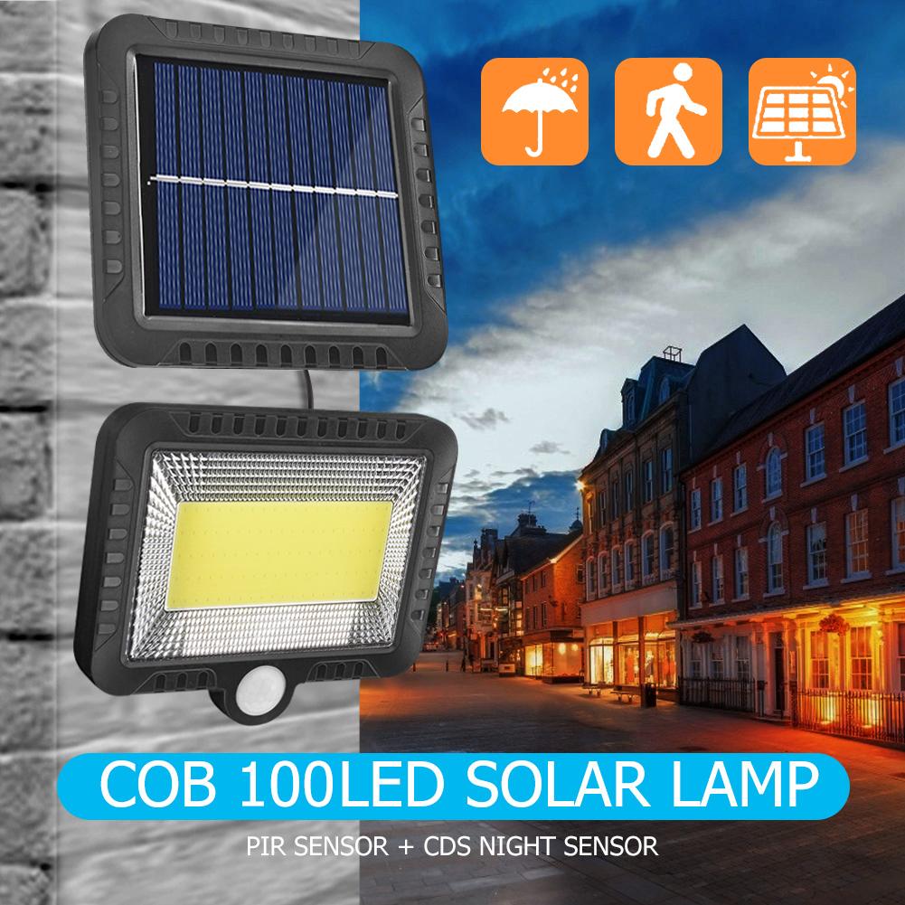 Cob 120LED Solar Light Outdoor Motion Sensor Wandlamp Waterdichte Tuin Lamp Emergency Pathway Yard Straat Lamp