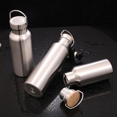 Stainless Steel Double Wall Vacuum Jug Insulated Water Bottles Travel Coffee Drink Vacuum Flasks 350/500/600/750/1000ml