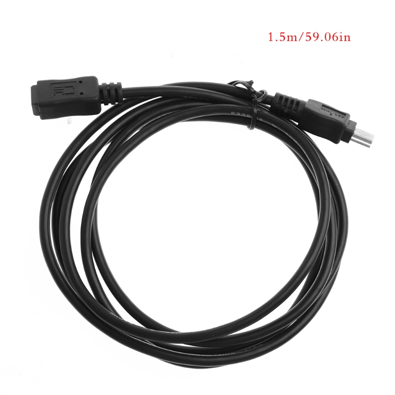 mini usb 2.0 type b hann til hunn forlengelseskabel omformer adapterkabel 1.5m