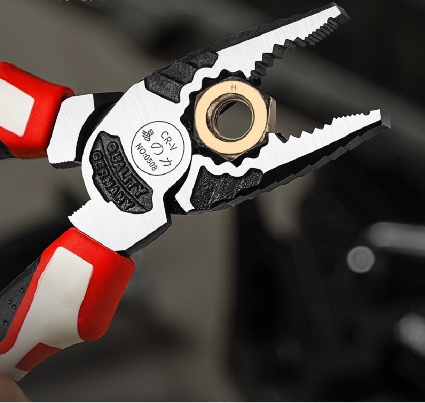 Multi-function Wire Cutter Pliers Industrial Wire Stripping Crimping Vise Strong Manual Home Repair Tools