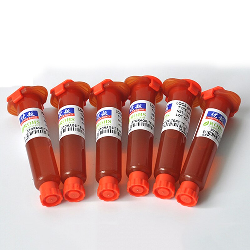 10ML UV LOCA Adhesive Glue Liquid Optical Clear Repair Replacement For Touch screen For iPhone Cell Phone