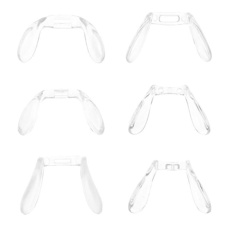 U forma nariz almofada óculos acessórios pvc antiderrapante óculos de sol almofadas suporte óculos de leitura óculos de proteção anti-skid confortável