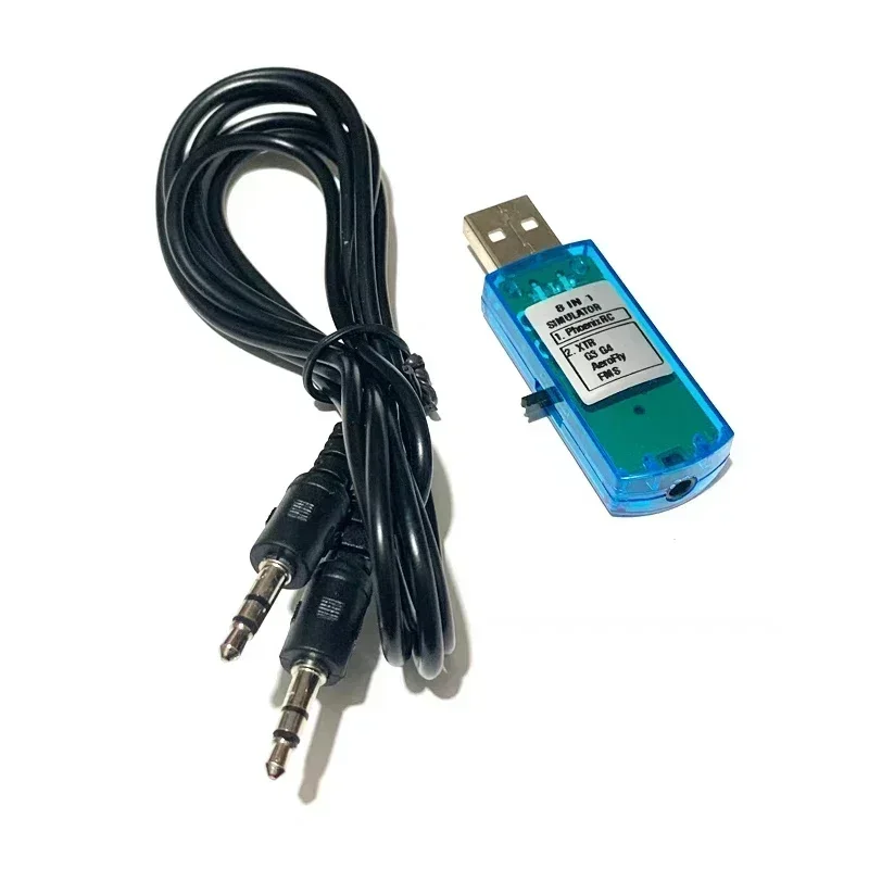 Realflight-Simulateur 8 en 1, Télécommande, USB, Modèle d'Avion Rc, Dongle Complet, Phoenix 6.0, Simulation Golden Kokor: YELLOW