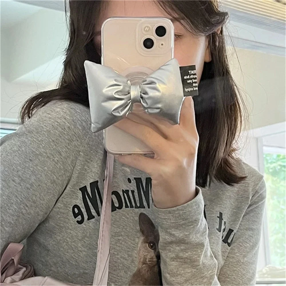 Coréen 3D mignon veste nœud papillon pour téléphone magnétique Griptok Grip Tok Support pour IPhone pour Magsafe bracelet Support anneau