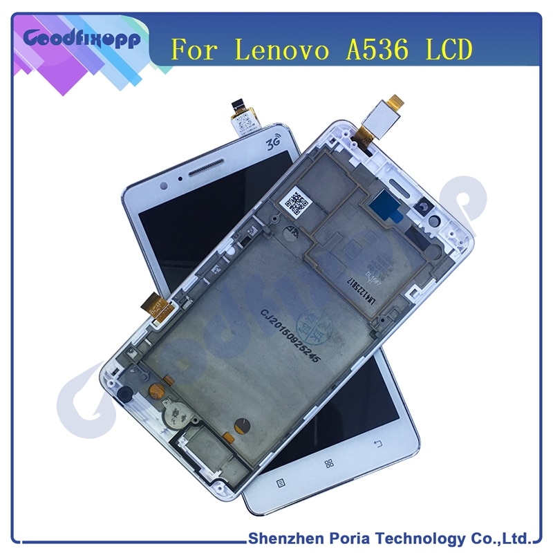 For Lenovo A536 LCD Display Touch Screen Digitizer Assembly Original LCD Display For Lenovo A536 Phone Panel Replacement
