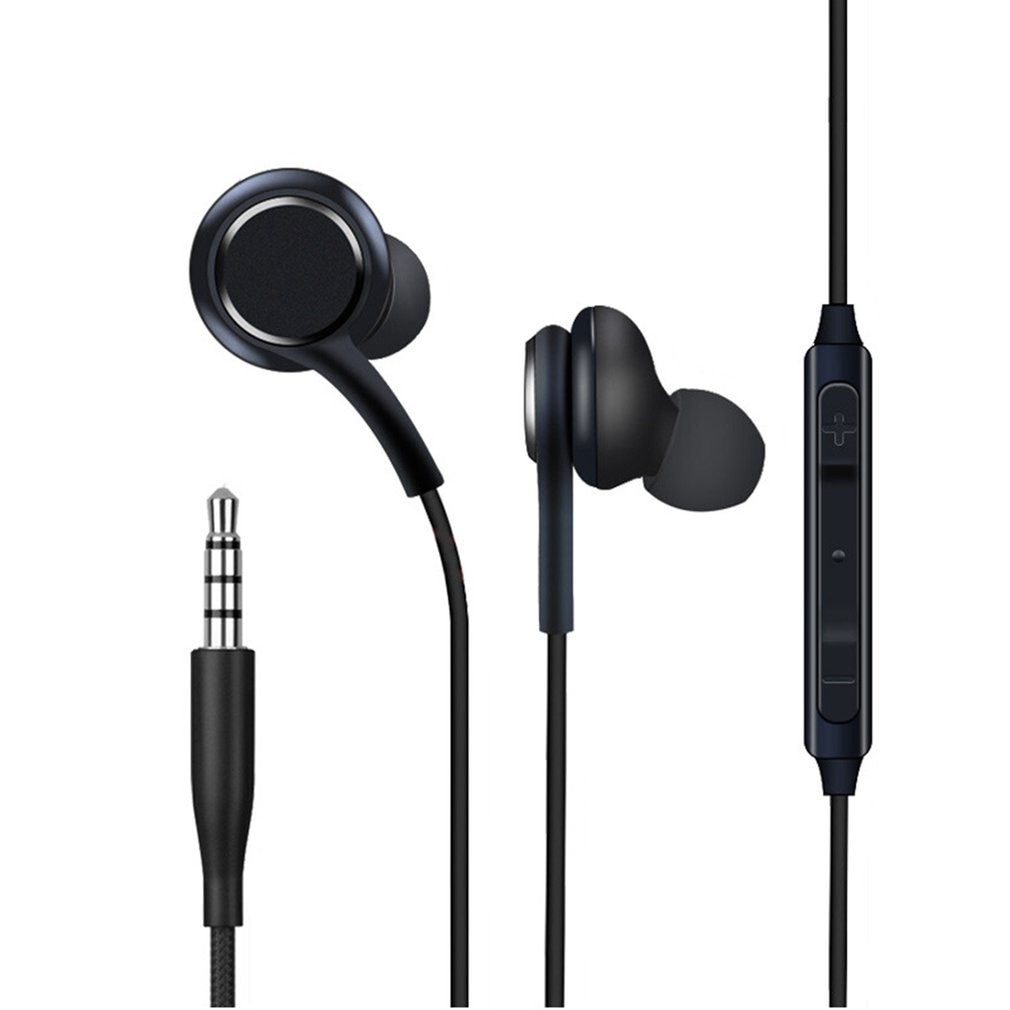 Universeller geräuschisolierender kopfhörer mit kabelfernbedienung,  s8-kanal -kopfhörer mit niedrigem bass, mikrofonunterstützung für pc/tablet/laptop