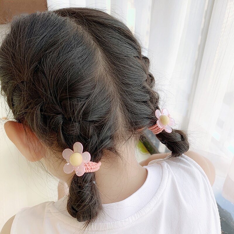 9 Uds bebé las vendas de Nylon niños elástico bandas para el pelo de los niños pelo cuerdas accesorios de bebé Princesa Madre de los niños y los niños