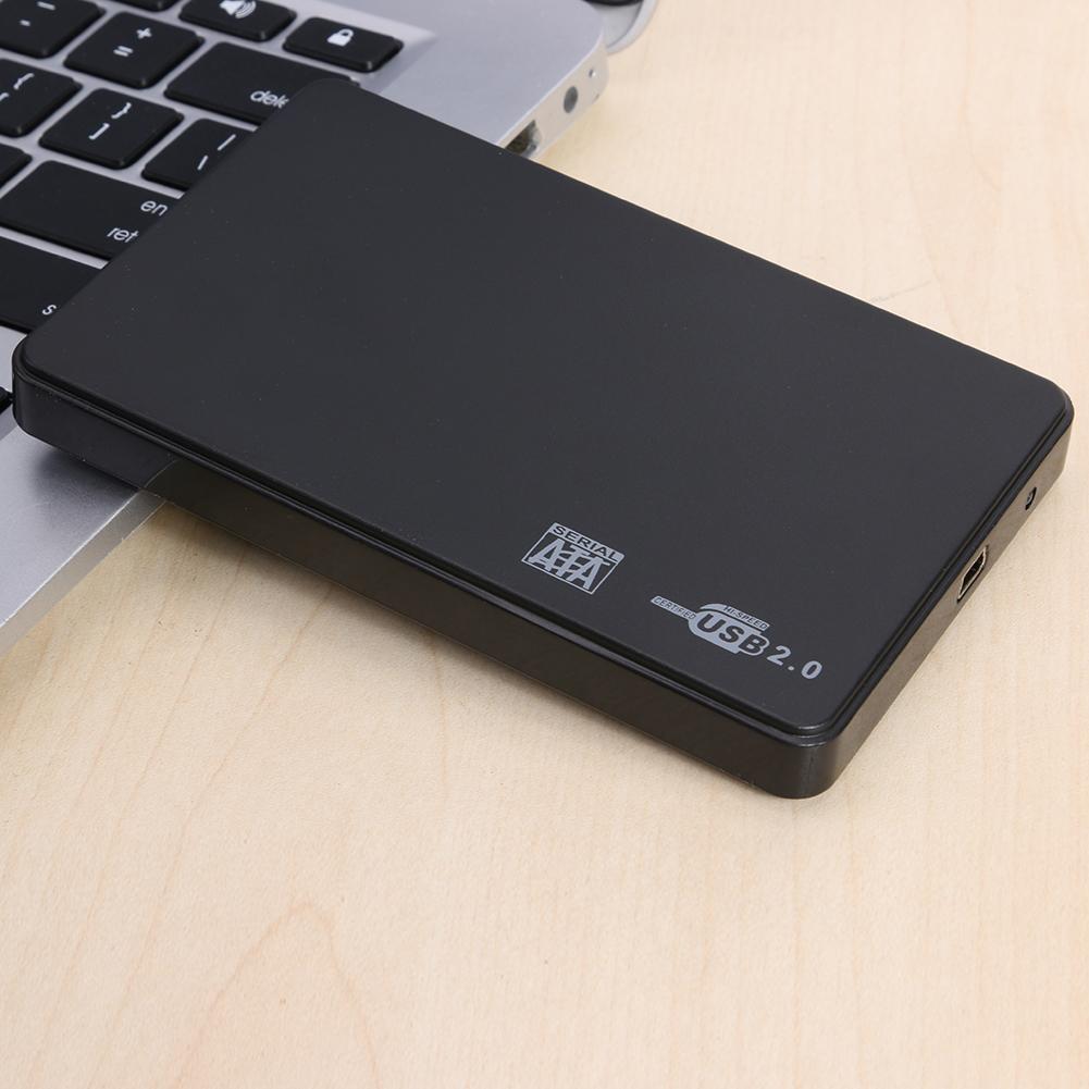 2,5 zoll Festplatte Kasten SATA USB 2,0 Tragbare Werkzeug Kostenloser SSD Disk HDD fallen Externe Festplatte Gehäbenutzen für PC Neue Ankömmling