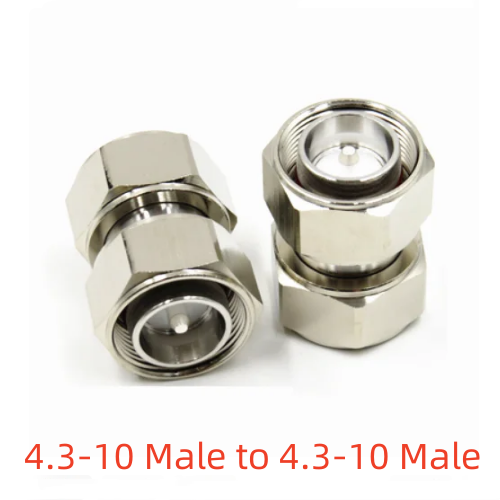 1pcs 4.3-10 mini DIN Connector to N Adapter DIN Male Female to N /DIN/4.3-10 Male Female Socket Straight RF Coaxial Adapter: YELLOW/BLACK