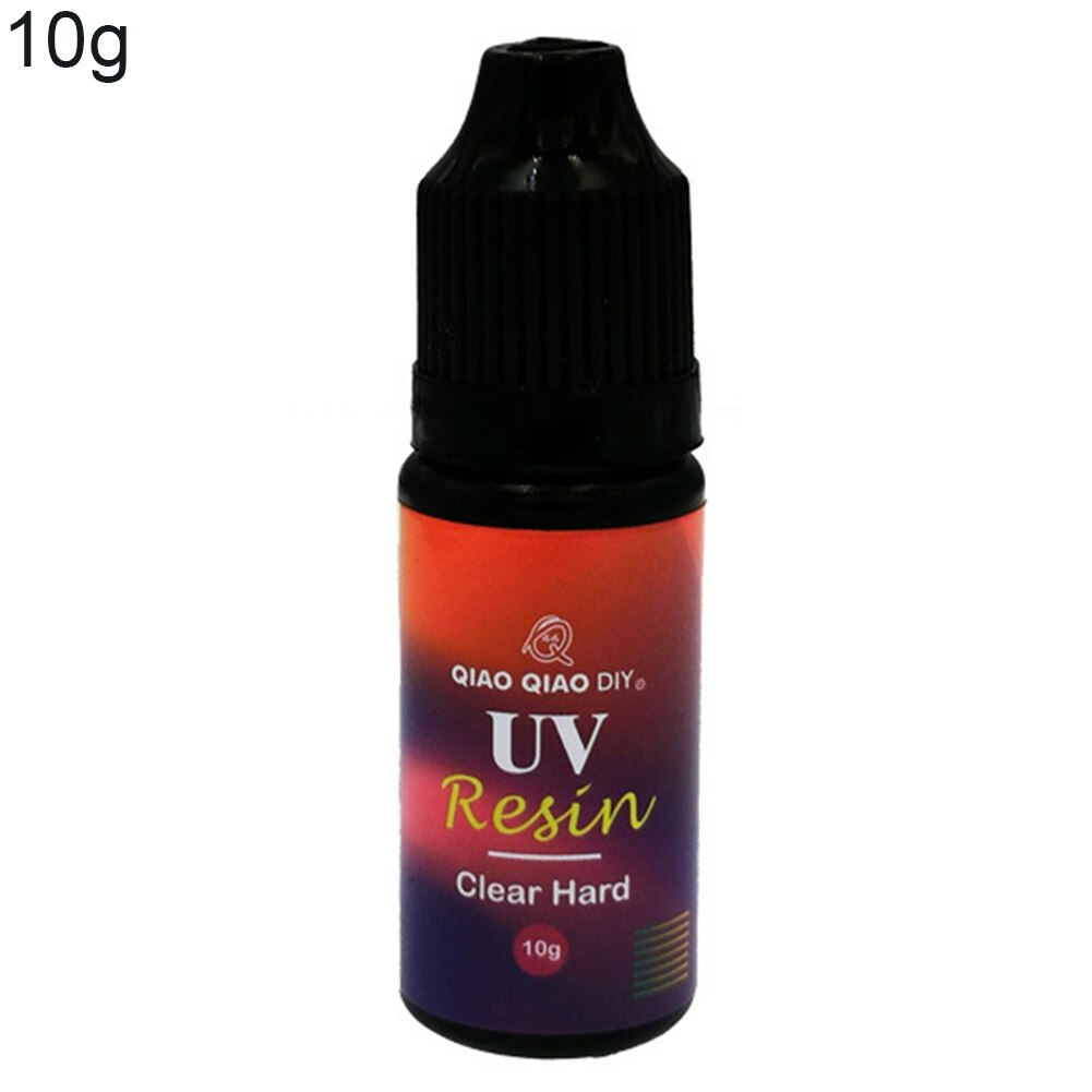 10/15/25/60/120/200g UV Resin Hard Glue Ultraviolet Transparent LED DIY Varnish: 10g