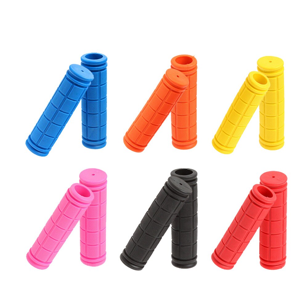 25# Rubber Bike Handlebar Grips Cover Bmx Mtb Mountain Bicycle Handles Anti-skid Bicycles Bar Grips Fixed Gear Bicycle Parts