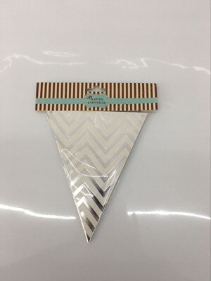 Happy birthday party decoration banner Pink Gold birthday party background wall decoration: silver wave banner