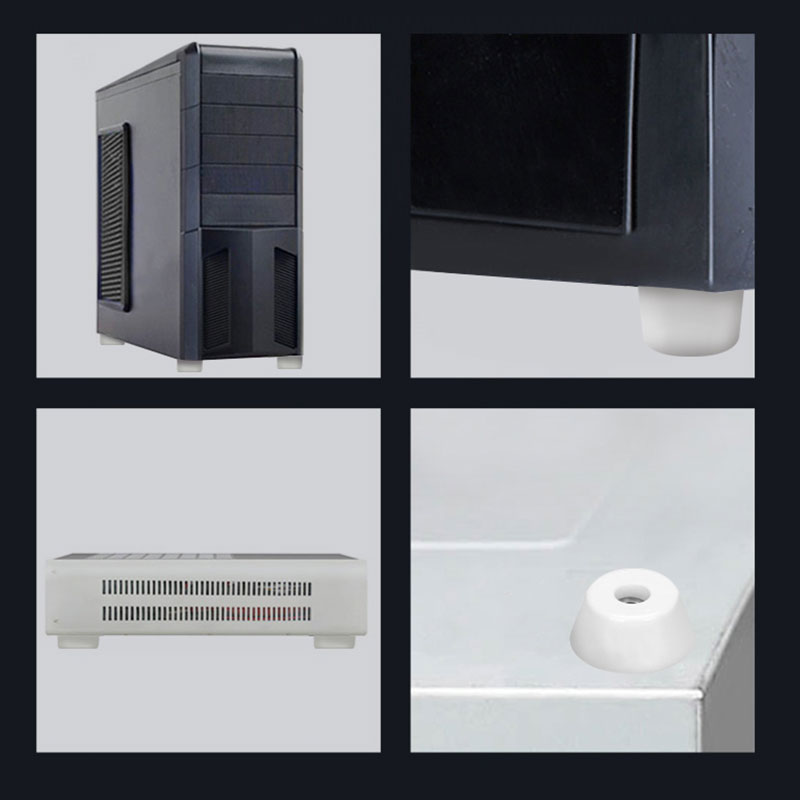 10 Stuks Anti Slip Meubelpoten Voeten Pads Voor Kast Bed Tafel Wit Conische Rubberen Schokkussen Vloer Beschermer Meubelonderdelen