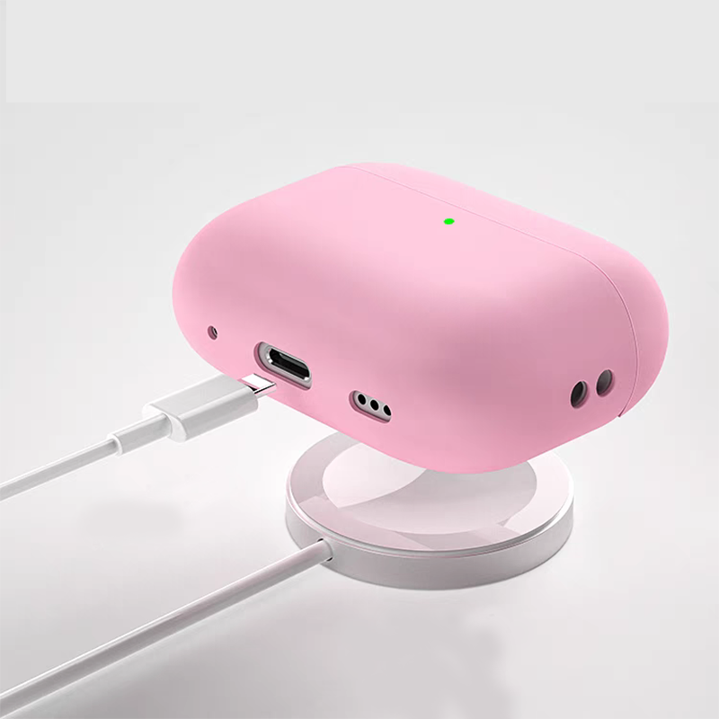 Custodia per Airpods pro 2 Custodia per cuffie senza fili in silicone tinta unita per Mela aria baccello pro2 Guscio protettivo di seconda generazione