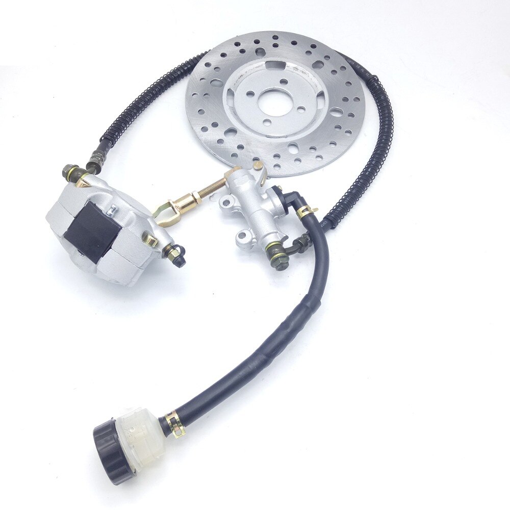 Rear Footbrake Brake Master Cylinder Caliper Disk For 200cc 250cc ATV Quad