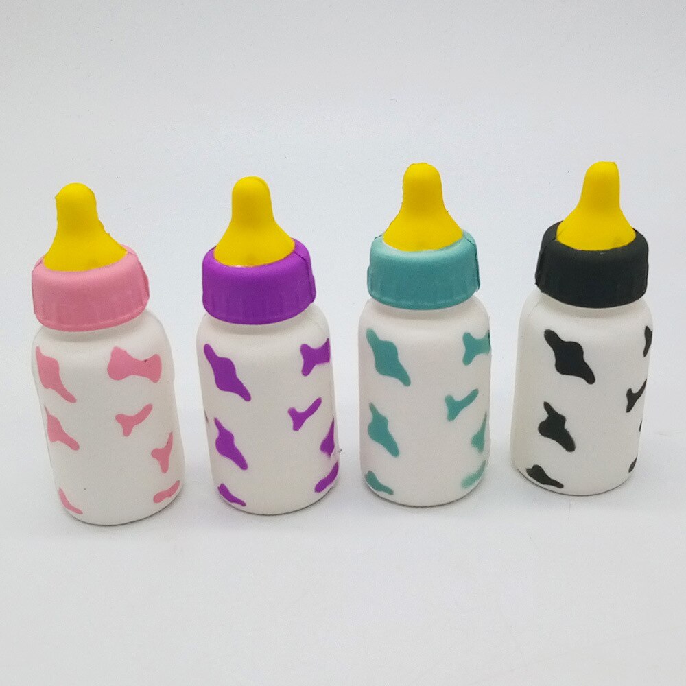 Rebound Kleine Fles Melk Simulatie Cellphone Charm Opknoping Riem Speelgoed Trage Rebound Kleine Fles De Simulatie Slow