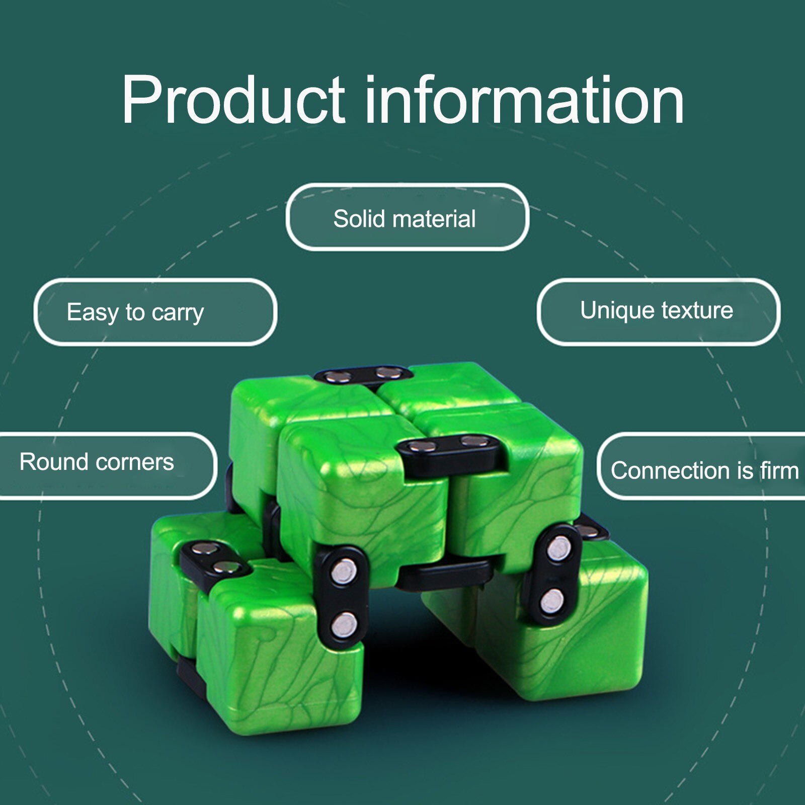 3Pcs Infinity Cube Cool Mini Gadget Beste Voor Stress En Angst Relief Figet Speelgoed Ontspannen Speelgoed Volwassenen stress