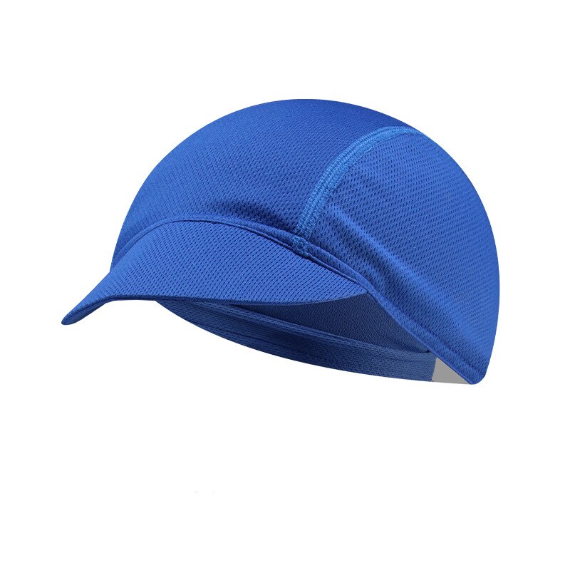 Snel Droog Helm Fietsen Cap Uv Anti-Zweet Sport Hoed Motorfiets Fietsen Fiets Hoed Unisex inner Cap: CA001-Blue