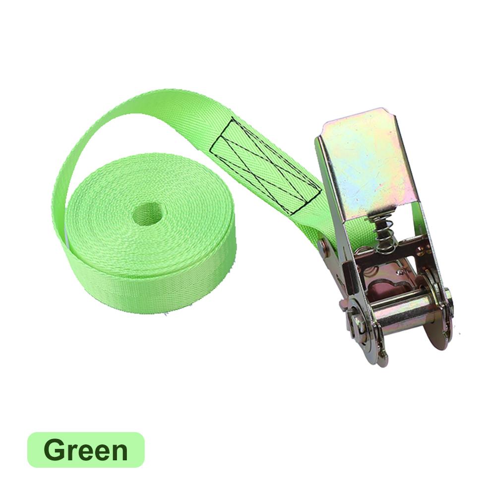 5M*25mm Strong Ratchet Belt Ratchet Belt Buckle Tie-Down Belt Cargo Straps Motorcycle Tension Rop Car Metal Buckle Tow Rope