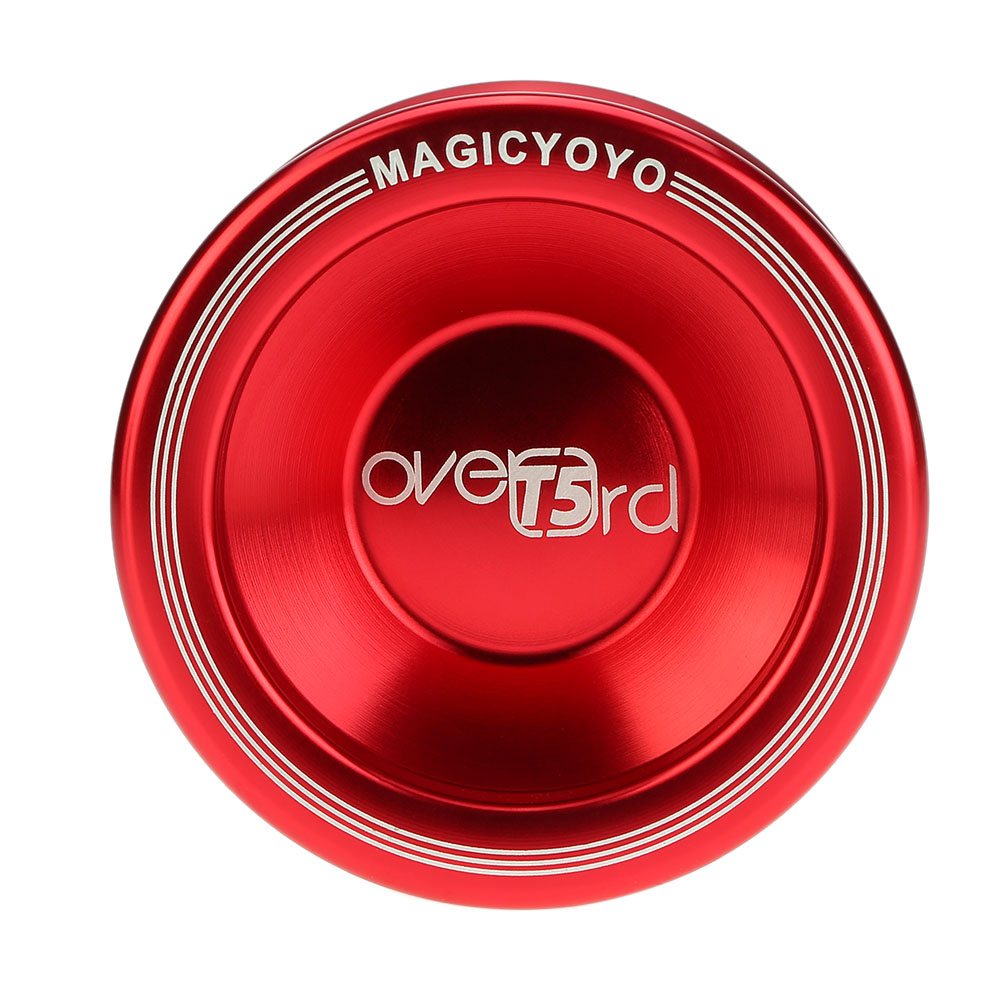 Professionale Magic Yoyo T5 Overlord Lega di alluminio Metallo Yoyo 8 sfere KK Cuscinetto con corda per bambini Ragazzi Giocattoli